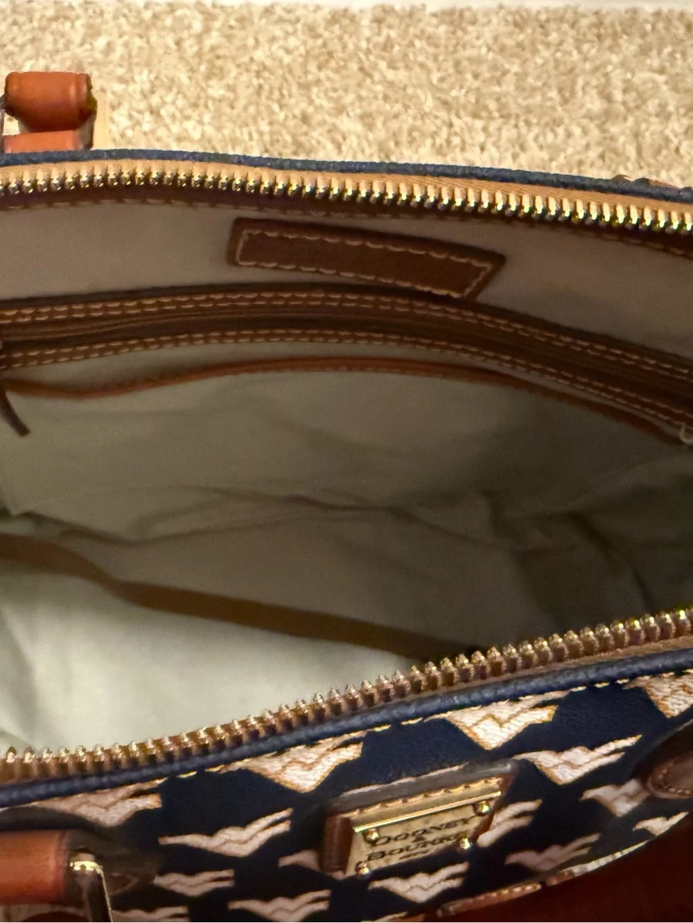 Dooney & Bourke Logo Satchel